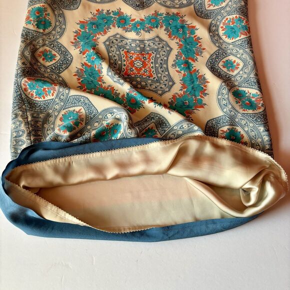 Anthropologie Meadow Rue Dress Women's Size Small 100% Silk Multi Colored Lined - Picture 6 of 10